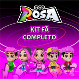 KIT FÃ COMPLETO COM 5 BONECOS DO GRUPO DOS ROSA