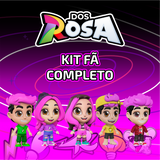 KIT FÃ COMPLETO COM 5 BONECOS DO GRUPO DOS ROSA