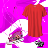 KIT BOLSA EMILLY VICK + CAMISETA ROBSON - COLEÇÃO 1 - LANÇAMENTO
