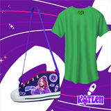 KIT BOLSA KATLEN + CAMISETA VERDE - COLEÇÃO 2 - LANÇAMENTO