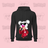 NOVO MOLETOM BLACK COM CAPUZ E CORDÃO ROBSON