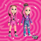 KIT 2 BONECAS EMILLY VICK E KATLEN