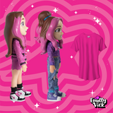 KIT 2 BONECAS EMILLY VICK E KATLEN, GRÁTIS CAMISETA EMILLY VICK