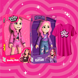 KIT 2 BONECAS EMILLY VICK E KATLEN, GRÁTIS CAMISETA EMILLY VICK