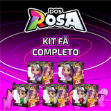 KIT FÃ COMPLETO COM 5 BONECOS DO GRUPO DOS ROSA 