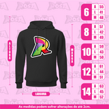 NOVO MOLETOM BLACK COM CAPUZ E CORDÃO  GRUPO DOS ROSA