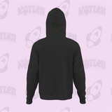 NOVO MOLETOM BLACK COM CAPUZ E CORDÃO KATLEN