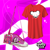 KIT BOLSA EMILLY VICK + CAMISETA ROBSON - COLEÇÃO 1 - LANÇAMENTO