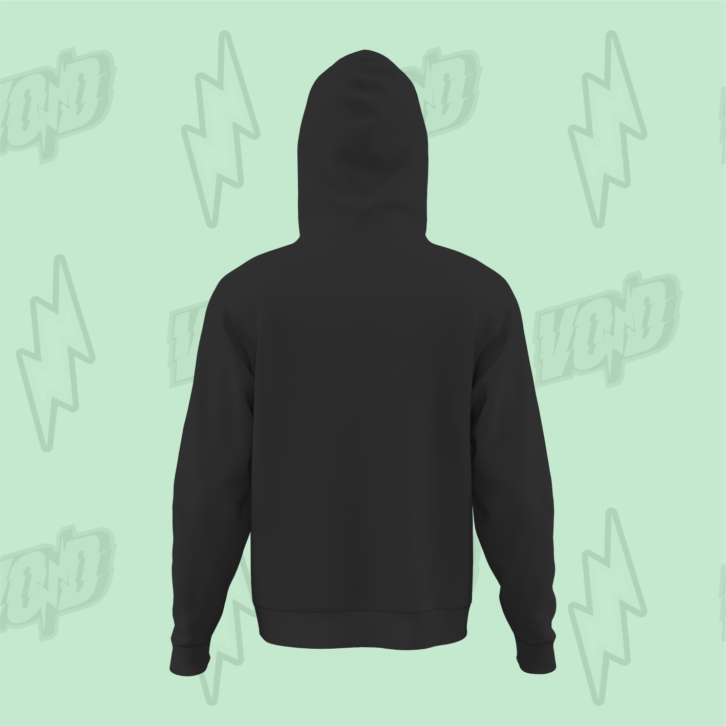 NOVO MOLETOM BLACK COM CAPUZ E CORDÃO VOID
