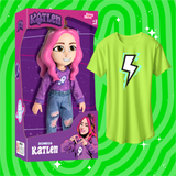 BONECA KATLEN, GRÁTIS CAMISETA VOID