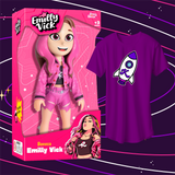 BONECA EMILLY VICK, GRÁTIS CAMISETA KATLEN