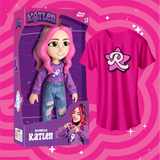 BONECA KATLEN, GRÁTIS CAMISETA EMILLY VICK