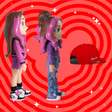 KIT 2 BONECAS EMILLY VICK  E KATLEN, GRÁTIS BONÉ ROBSON